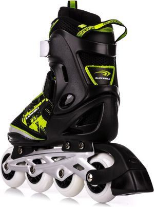 Rolki Blackwheels Rolki regulowane Furio czarno-zielone r. 32-35 4