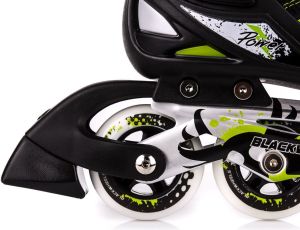 Rolki Blackwheels Rolki regulowane Furio czarno-zielone r. 32-35 5