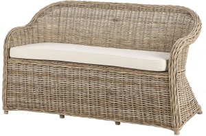 Beliani Sofa ogrodowa z otomaną dla 2 osób SUSUA 8