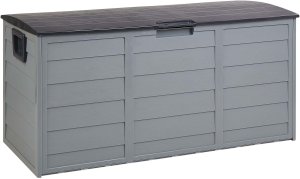 Skrzynia ogrodowa Beliani Skrzynia ogrodowa LOCARNO 112 cm 50 cm Szary 4