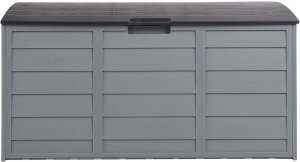 Skrzynia ogrodowa Beliani Skrzynia ogrodowa LOCARNO 112 cm 50 cm Szary 5