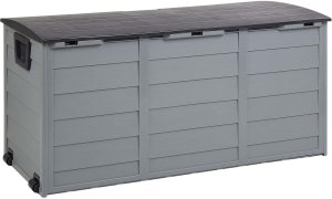Skrzynia ogrodowa Beliani Skrzynia ogrodowa LOCARNO 112 cm 50 cm Szary 6