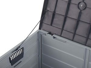 Skrzynia ogrodowa Beliani Skrzynia ogrodowa LOCARNO 112 cm 50 cm Szary 8