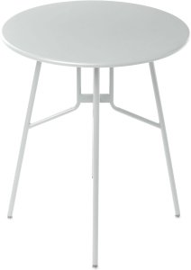 Beliani Stolik bistro TALTAL 64 cm Metal Szary 4