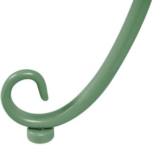 Beliani Stolik ogrodowy CAVINIA  40 cm Metal Zielony 6