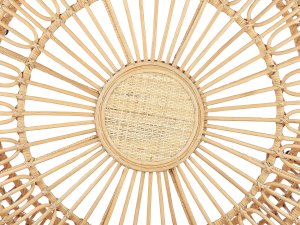 Beliani Stolik ogrodowy rattanowy okrągły 85 cm RANDAZZO 6