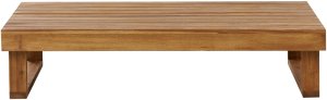 Beliani Stolik ogrodowy 110 x 60 cm jasny MARETTIMO 4