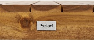 Beliani Stolik ogrodowy 110 x 60 cm jasny MARETTIMO 7