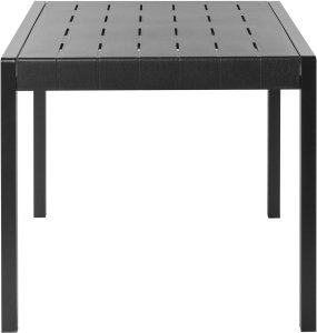 Beliani Stół ogrodowy BARTICA 81 cm 84 cm Czarny 4