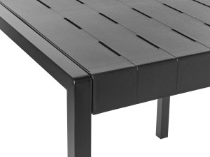 Beliani Stół ogrodowy BARTICA 81 cm 84 cm Czarny 5