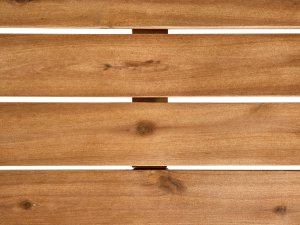 Beliani Stół ogrodowy CALABRITTO 90 cm 180 cm Drewno akacjowe Brązowy 8