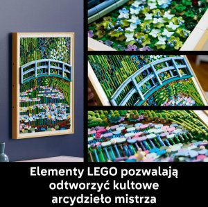 LEGO ART Claude Monet — Most nad stawem z liliami wodnymi (31220) 4