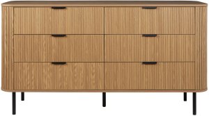 Beliani Komoda jasne drewno BRADLEY 7
