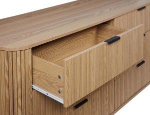 Beliani Komoda jasne drewno BRADLEY 9