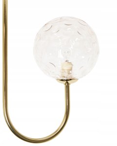 Lampa sufitowa Beliani Lampa sufitowa ANADYR Szkło Beżowy 8