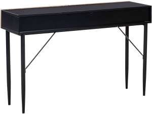 Beliani Konsola BLYTHE Drewno Jesion Czarny 6