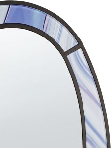Lustro Beliani Lustro ścienne MONTSEC 49 cm 83 cm Fioletowy 5