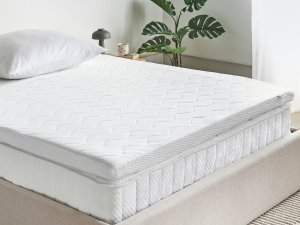 Beliani Materac nawierzchniowy topper żelowy piankowy 140 x 200 cm FROSTY 2