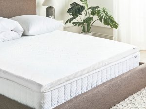 Beliani Materac nawierzchniowy topper żelowy piankowy 180 x 200 cm FROSTY 2
