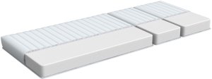 Beliani Materac piankowy na łóżko rozsuwane CLEVER Średnio twardy 90 x 130/160/200 cm 2