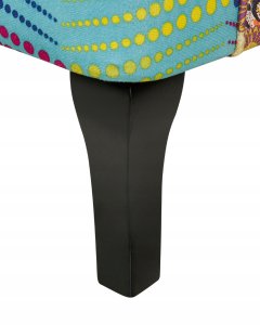 Beliani Fotel uszak MOLDE  Niebieski 9