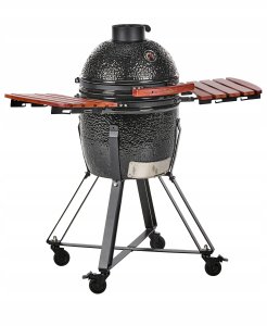 Beliani Grill węglowy KAMADO Ceramika Czarny 5