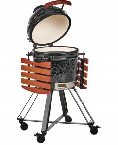 Beliani Grill węglowy KAMADO Ceramika Czarny 6