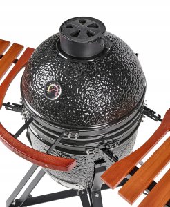Beliani Grill węglowy KAMADO Ceramika Czarny 9