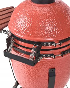 Beliani Grill węglowy KAMADO Ceramika Czerwony 12