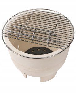 Beliani Grill węglowy KAMADO Ceramika Czerwony 10