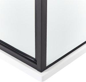 Beliani Kabina prysznicowa DARLI 70 x 70 x 185 cm Czarny 8