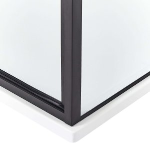 Beliani Kabina prysznicowa DARLI 80 x 80 x 185 cm Czarny 8