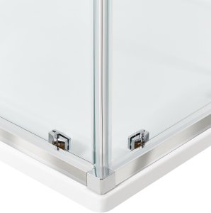 Beliani Kabina prysznicowa TELA 80 x 80 x 185 cm Srebrny 7