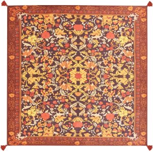 Beliani Koc piknikowy DILBAR 200 x 200 cm Czerwony 4