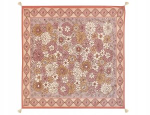Beliani Koc piknikowy LASHARI 200 x 200 cm Brzoskwiniowy 4