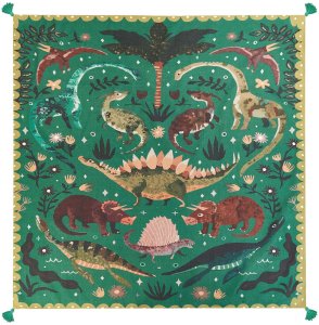 Beliani Koc piknikowy TUZIANI 200 x 200 cm Zielony 4