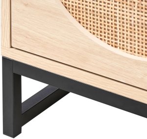 Beliani Komoda 4 szuflady BOTWOOD MDF Jasnobrązowy 8
