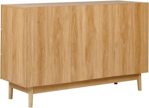 Beliani Komoda 6 szuflad jasne drewno NIVO 6