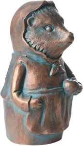 Beliani Figurka ogrodowa LOLA Jeż Brązowy 4