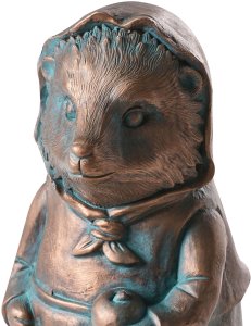 Beliani Figurka ogrodowa LOLA Jeż Brązowy 6