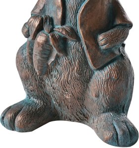 Beliani Figurka ogrodowa TONDON Królik Brązowy 7
