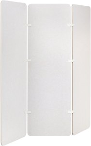 Beliani 3-panelowy parawan pokojowy FUTURA Beżowy 180 cm 180 cm 5