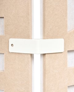 Beliani 3-panelowy parawan pokojowy FUTURA Beżowy 180 cm 180 cm 7