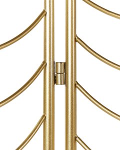 Beliani 3-panelowy parawan pokojowy PESCIA Złoty 120 cm 160 cm 7