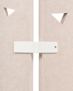 Beliani 4-panelowy parawan pokojowy STARRY Jasnobeżowy 240 cm 180 cm 5
