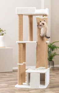 Trixie Active, drapak stojący, dla kota, biały, 150 cm 5