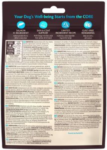 Happy Dog CORE Reward+ Skin and Coat przysmak dla psów dorosłych łosoś 170g 2