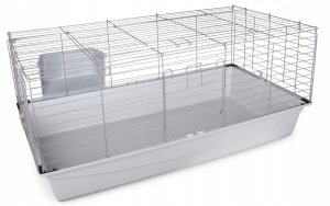 Ender KLATKA dla KRÓLIKA, ŚWINKI MORSKIEJ, GRYZONI Wysoka Solidna XL 100x55x44 cm 2