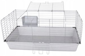 Ender KLATKA dla KRÓLIKA, ŚWINKI MORSKIEJ, GRYZONI Wysoka Solidna XL 100x55x44 cm 4