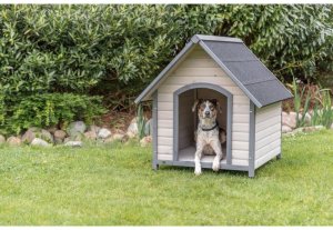 Trixie Natura, buda, dla psa, szara, S–M: 71 × 77 × 76 cm 2
